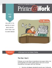 Printer@Work: Express Your Gratitude to Your Customers Year-Round